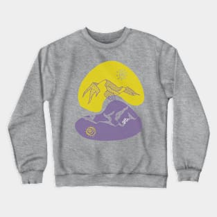 Mountains (Day and Night) Crewneck Sweatshirt